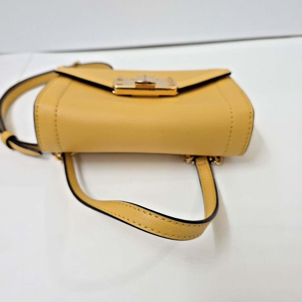 Rare Michael Kors Kinsley Small Leather Convertible Belt Or Crossbody Purse - Picture 7 of 13